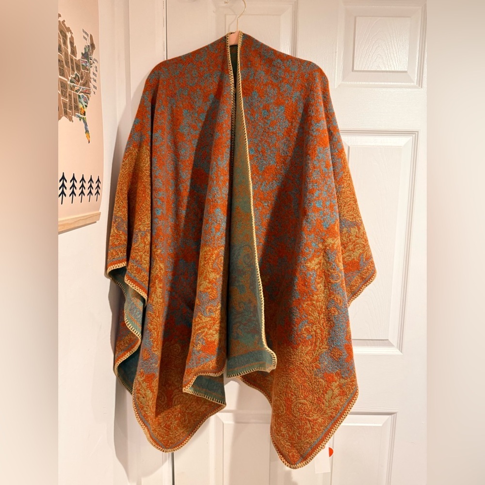 Cider ALL OVER PRINT WINTER WARM SHAWL